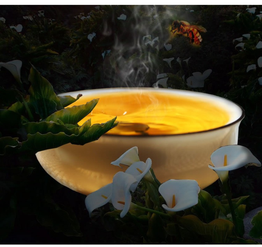 80g Yunnan Glutinous Rice Fragrant Raw Pu’er Tea 2019 Spring Tea Loose Tea