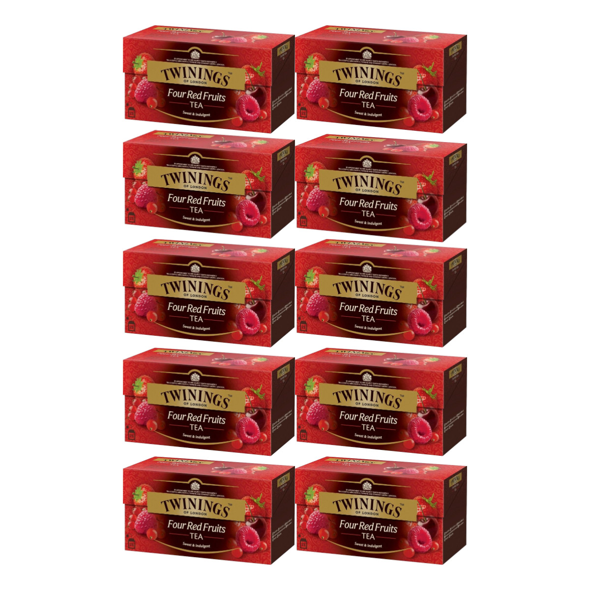 Twinings Four Red Fruits Black Tea 25 Bags Choose 1 2 5 10 15 Packs