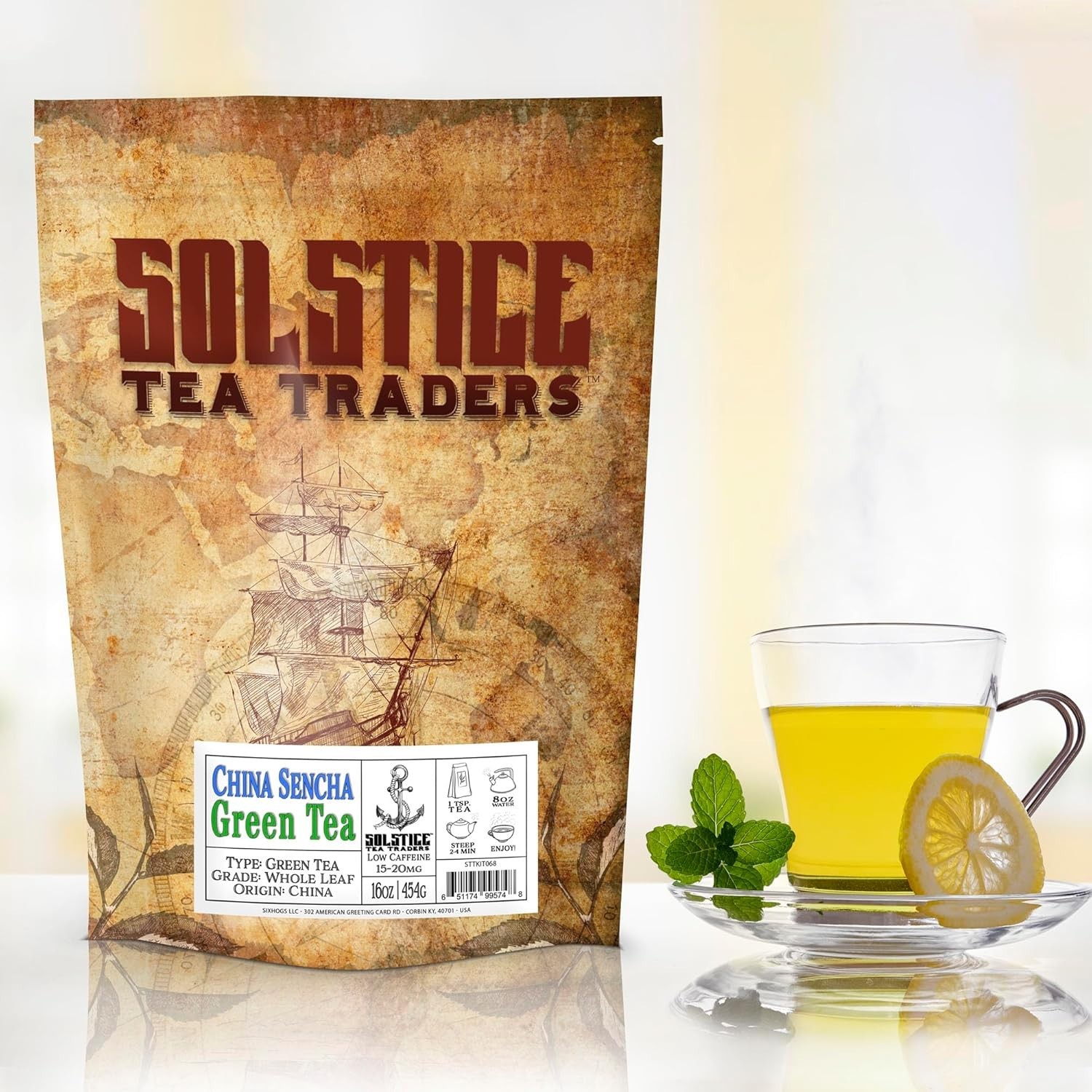 Japanese Sencha Green Tea – 1 Pound Loose Leaf for Everyday Enjoyment