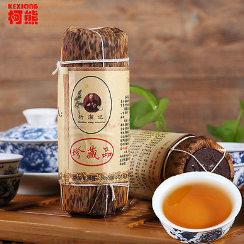 Premium Hunan Anhua Black Tea Brick 200g Natural Energy Herbal Tea for Men