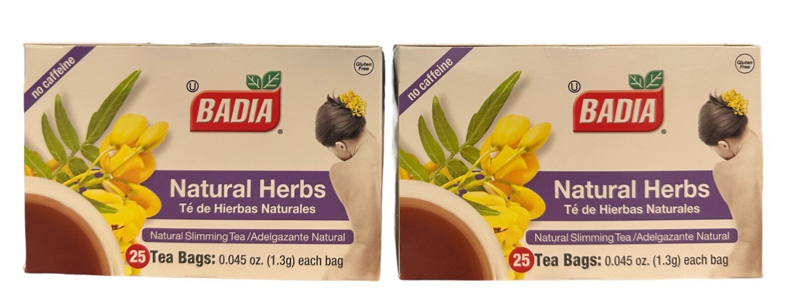50 Bags Badia Natural/Herbs/Tea/Te/para/adelgazar/estreñimiento/Laxante