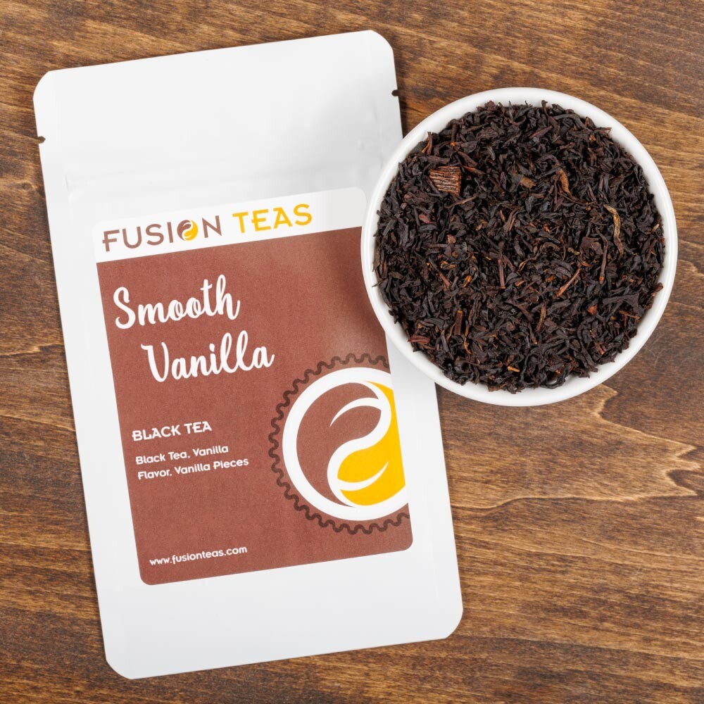 Smooth Vanilla Black Tea – Premium Loose Leaf Tea – Fusion Teas