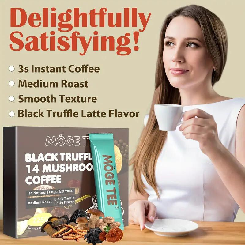 Möge Tee Black Truffle 14 Mushroom Coffee | 225g | 15 Sachets