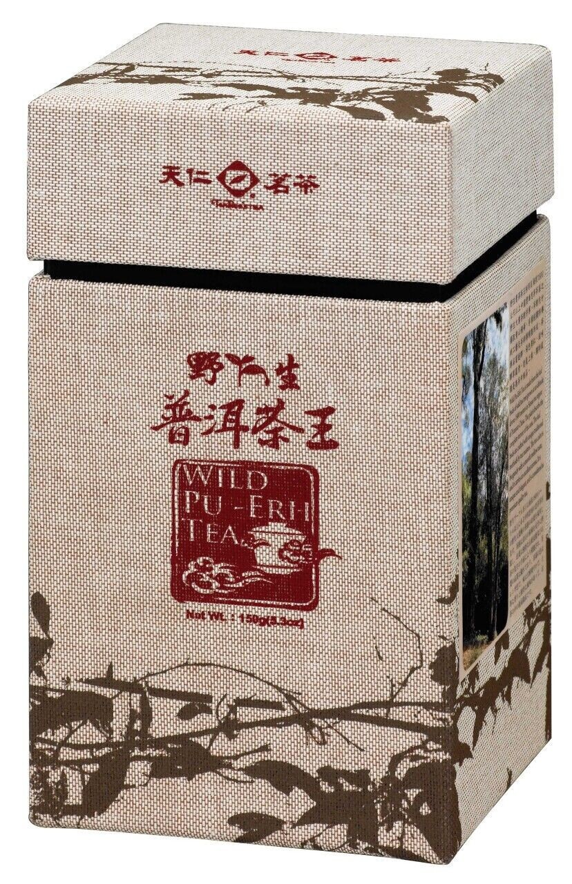 NEW Ten Ren TEA WILD PU-ERH (PU’ER) TEA 天仁茗茶野生普洱茶王 (150g) TENREN