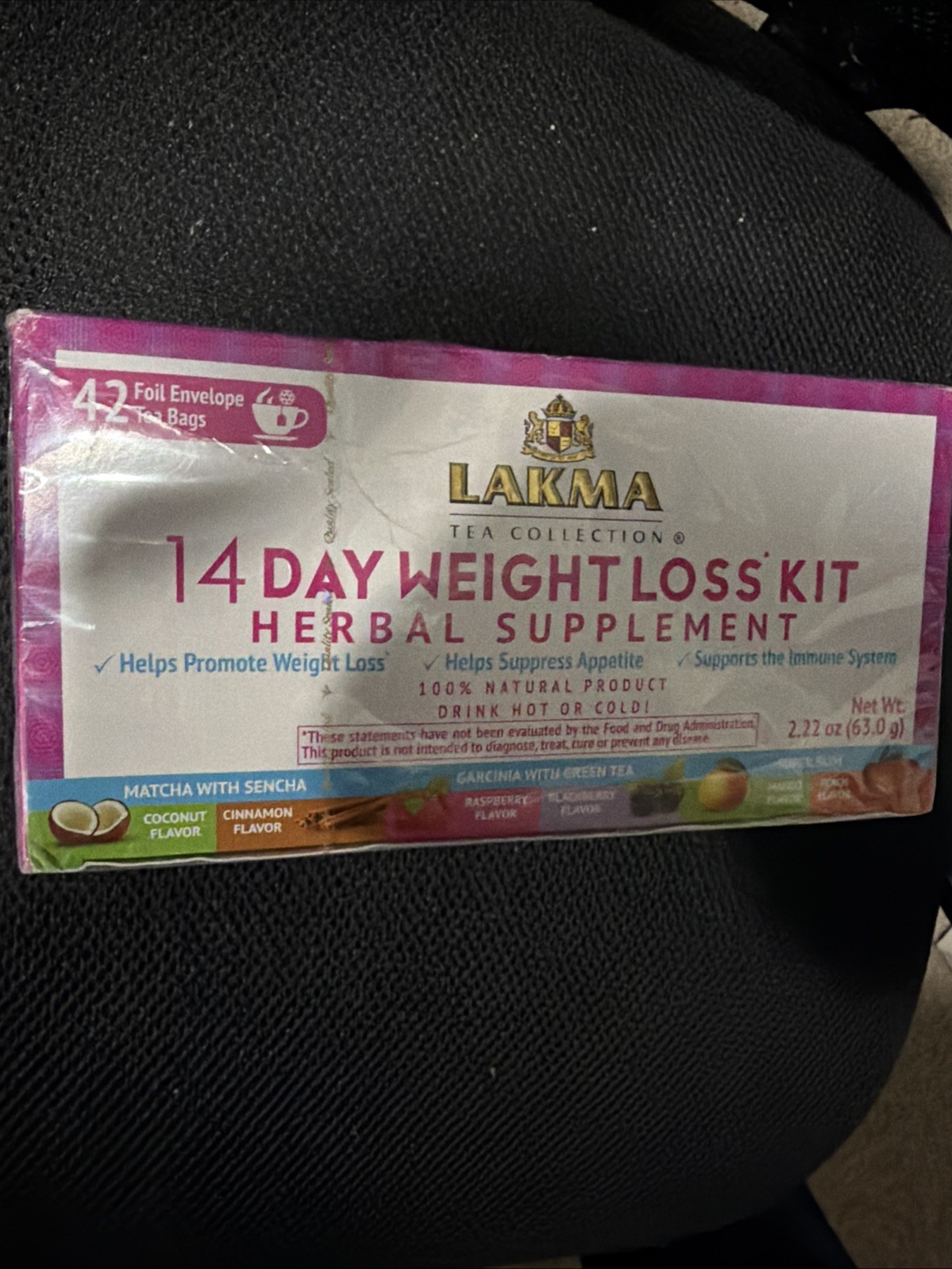 Lakma Tea Collection 14-Day Weight Loss Kit Herbal Supplement – 42 Tea Bags