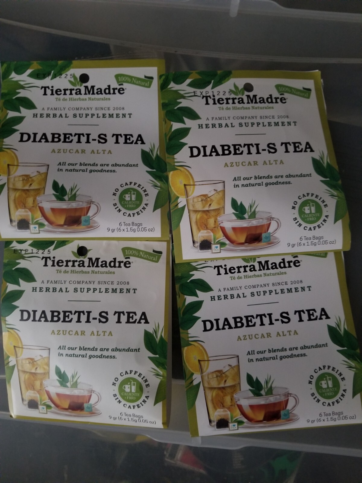 Tierra Madre,Diabeti~S TEA Herbal Supplement, Azucar Alta Tea (24 Tea Bags)