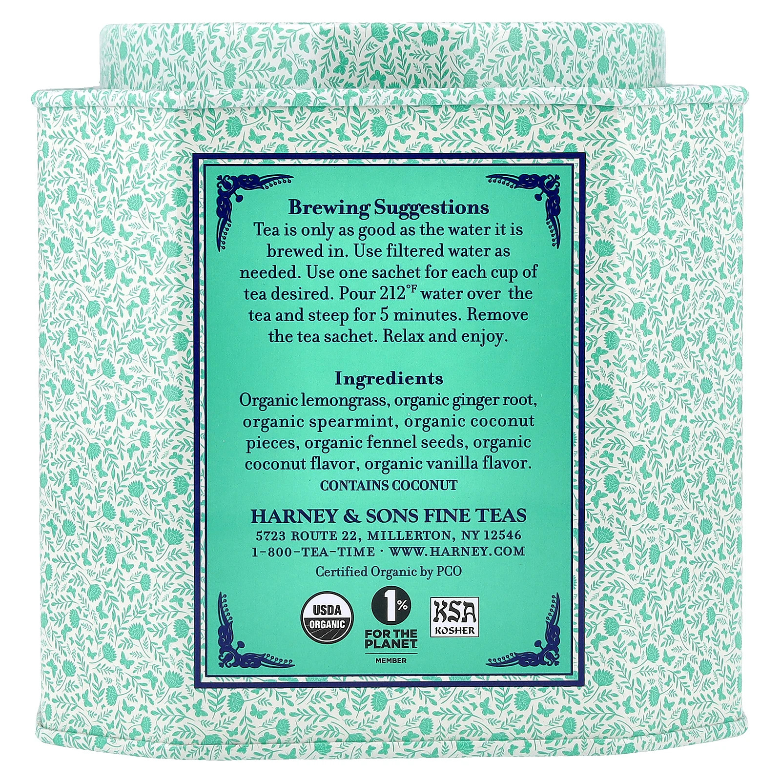 Coconut Mint , 30 Sachets, 1.69 oz (48 g)