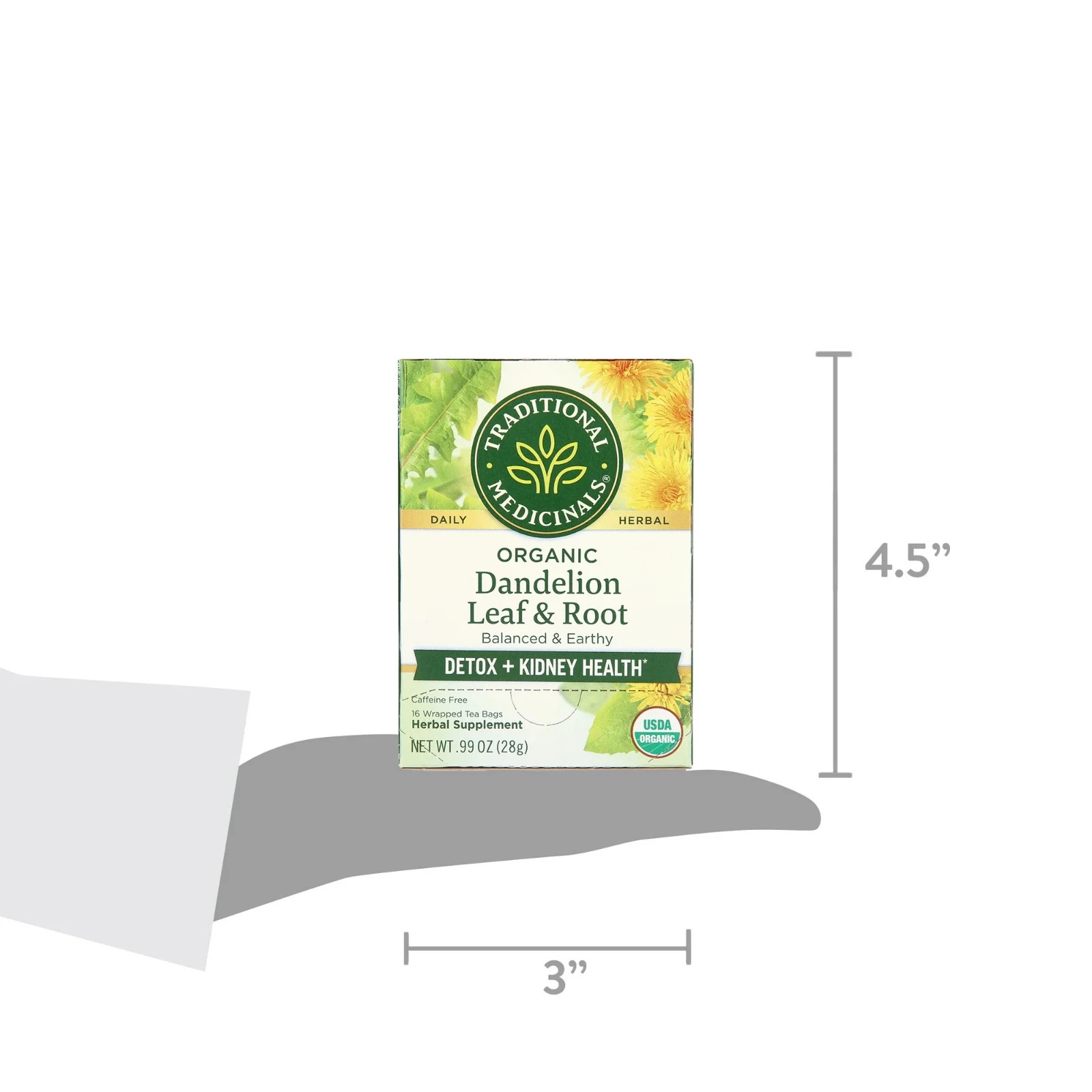 Dandelion Leaf & Root Tea 16 Bag…