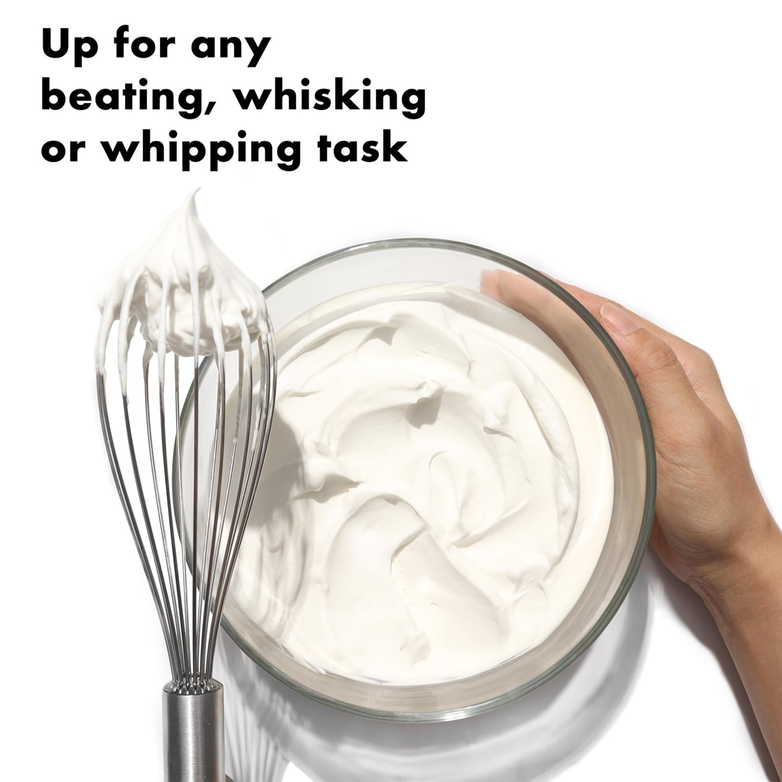 OYV 304 Stainless Steel Whisk Set, Dishwasher Safe 12×3 inch, Silver