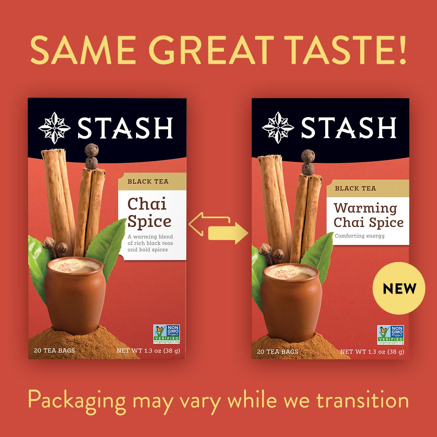 STASH Black Tea Variety Pack – Caffeinated, 6 Boxes of 18-20 Tea Bags Each