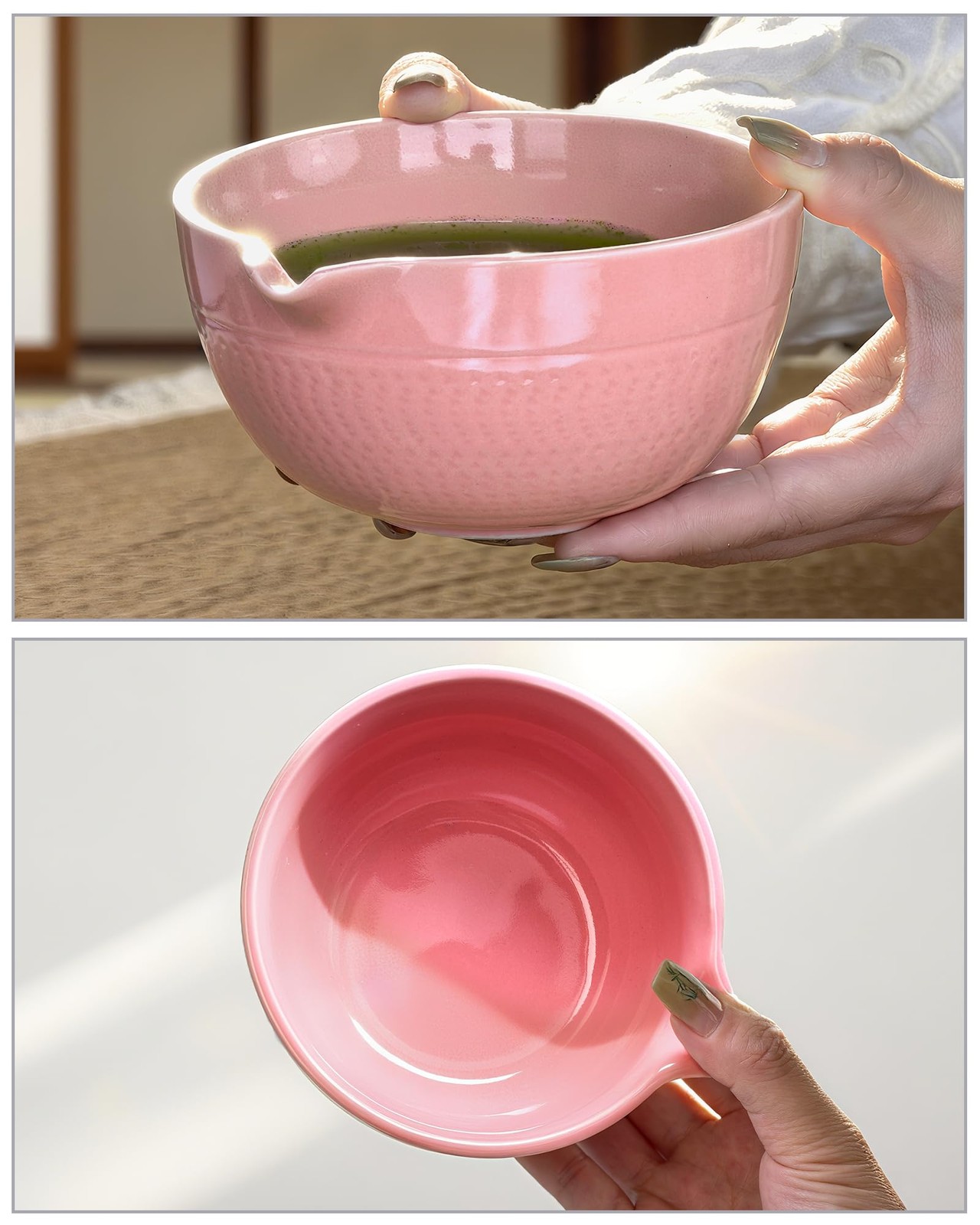 Mimiio Pink Matcha Whisk Set, 5 Pcs – Pink, Ceramic & 5 –