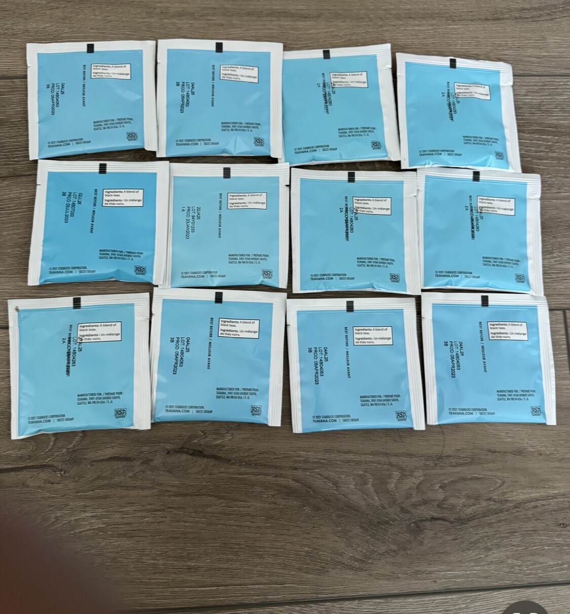 Tevana Royal English Breakfast Tea Sachet 1 Set Of 12 Sachet
