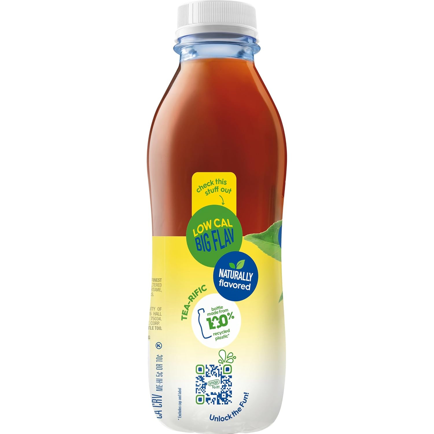 Snapple Zero Sugar Lemon Iced Tea, 16 Fl Oz, Pack of 12