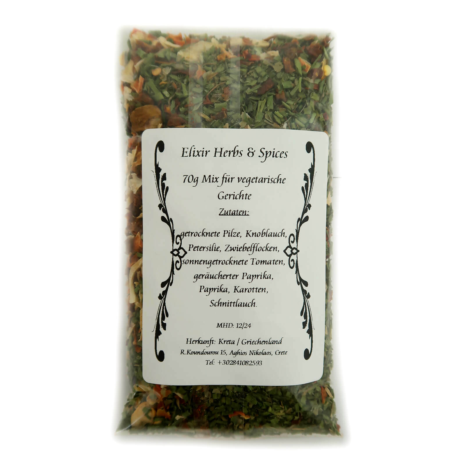 Fine Spice And Herb Blends From Elixir Herbs & Spices Directly From Crete