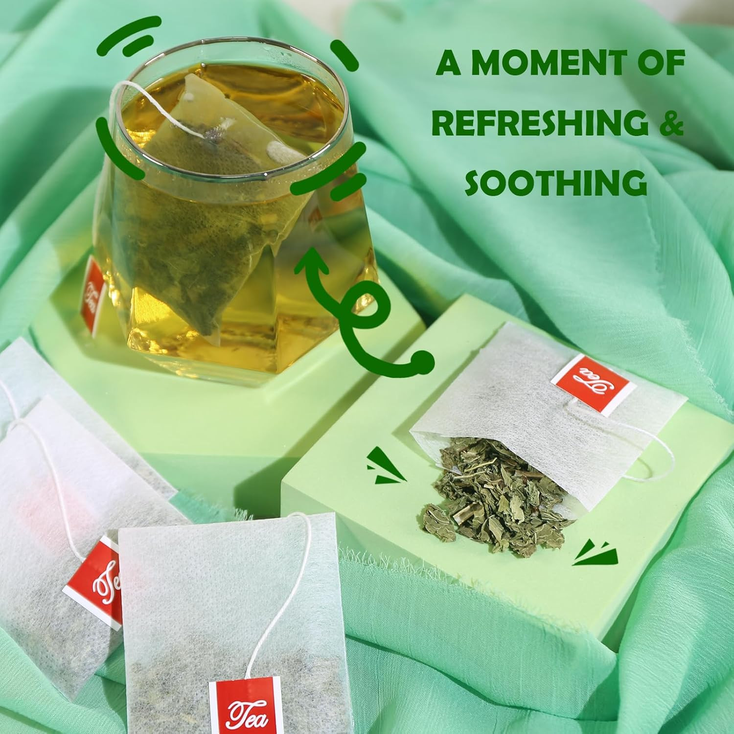 – Lemon Balm Tea Bag – 1.5G X 50 Count – Pure Natural Dried Lemon Balm Herb – Pr