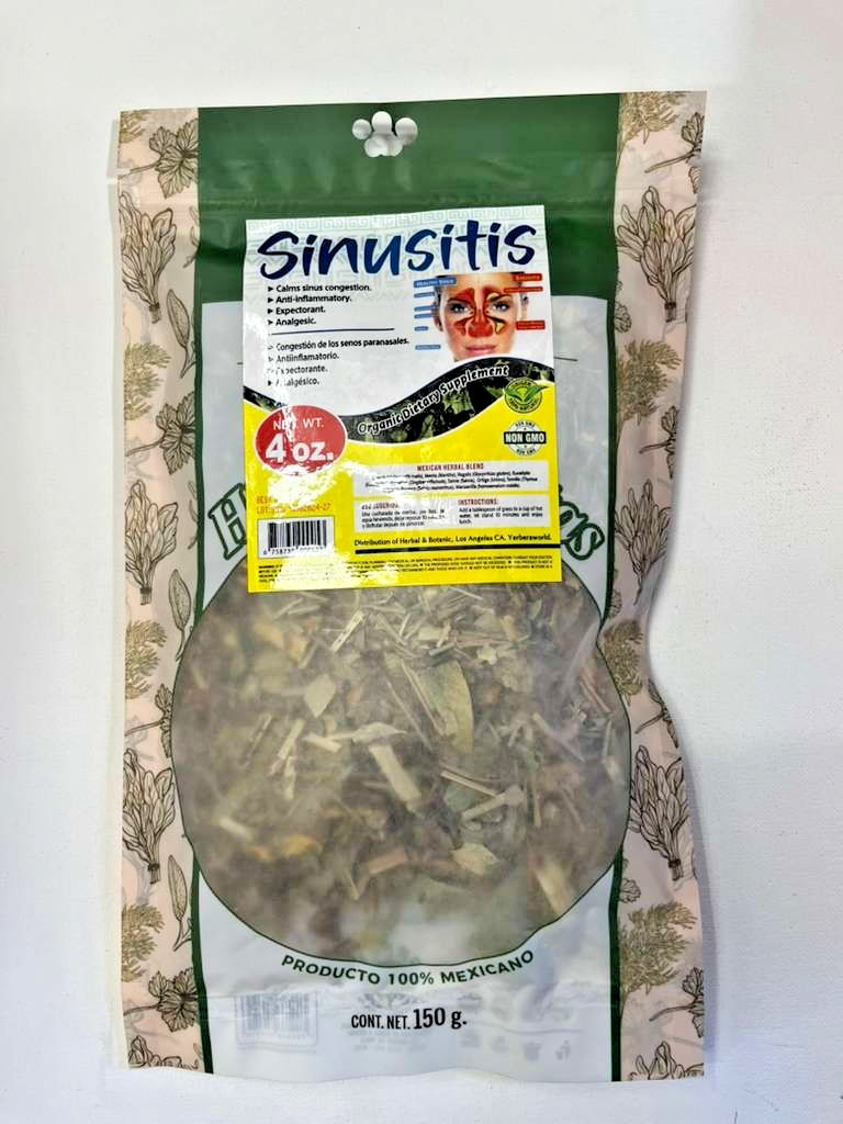 Sinusitis Herbal Blend 4 oz – Organic Mexican Herbal Tea / Té Natural de Hierbas