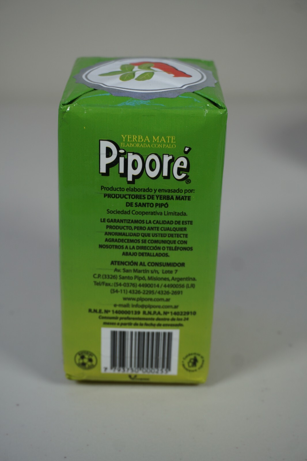250 Gram Yerba Mate Pipore The Original Traditional drink Pure Hierba Herbal