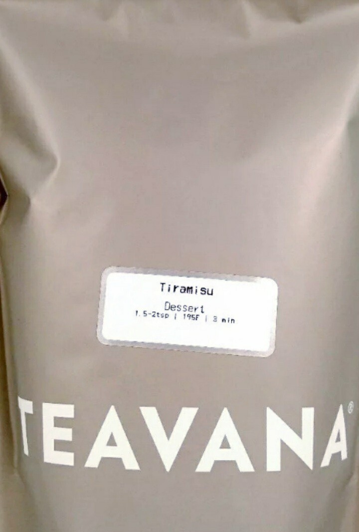 🌲🍫 NEW! DELICIOUS! FRESH 2 OZ TEAVANA TIRAMISU 🍫 DESSERT TEA SEALED BAG ❄️🎄