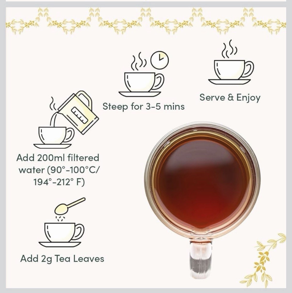 VAHDAM GLOW Tea Gift Sets 180g 6.3oz 6 Teas Luxurious Tea Gift Set BB July 26