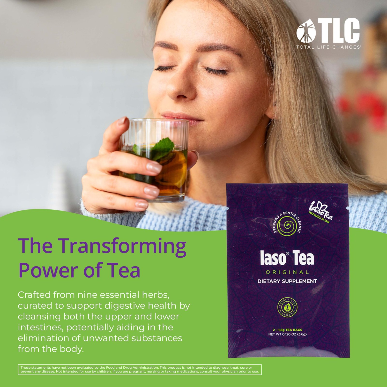 Brewed Tea Original Cleansing Refreshing Balanced Lifestyle 10 Sachets 5 Packs