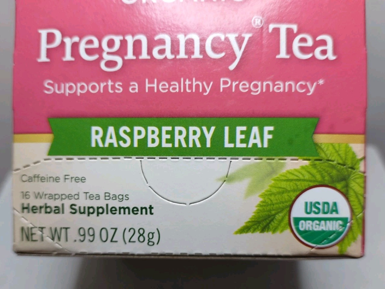 Traditional Medicinals Raspberry Leaf Tea 16 Ct Organic Pregnancy Herbal READ