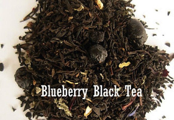 Blueberry flavored Black Tea Organic – loose leaf, tea bags or ice tea bags