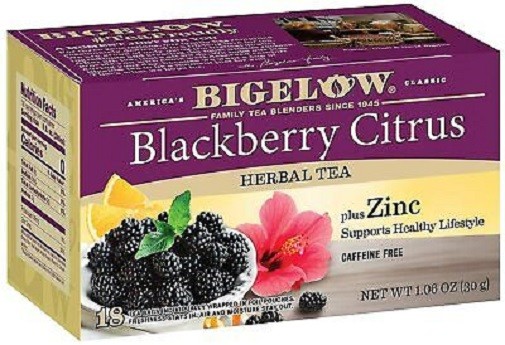 Bigelow Blackberry Citrus Herbal Tea 2 Pack
