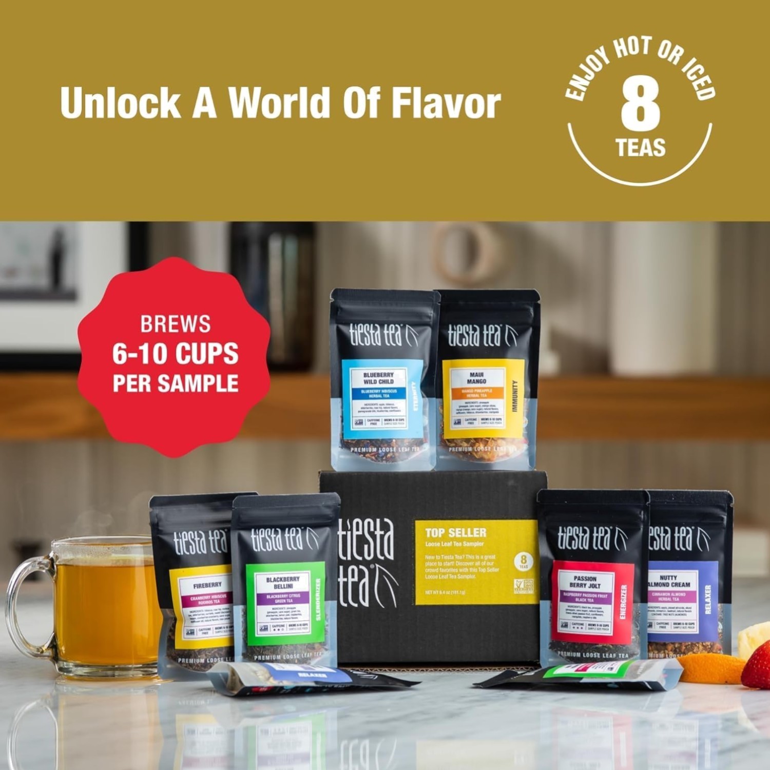 Relaxation Awaits: Top 8 Favorite Loose Leaf Tea Sampler – & Gluten-Free