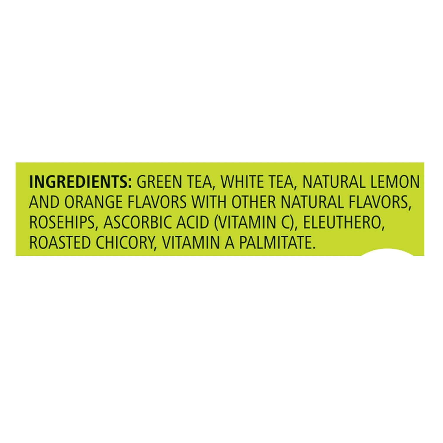 Antioxidant Green Tea With Vitamins A C And Citrus Flavor 20 Count Pack