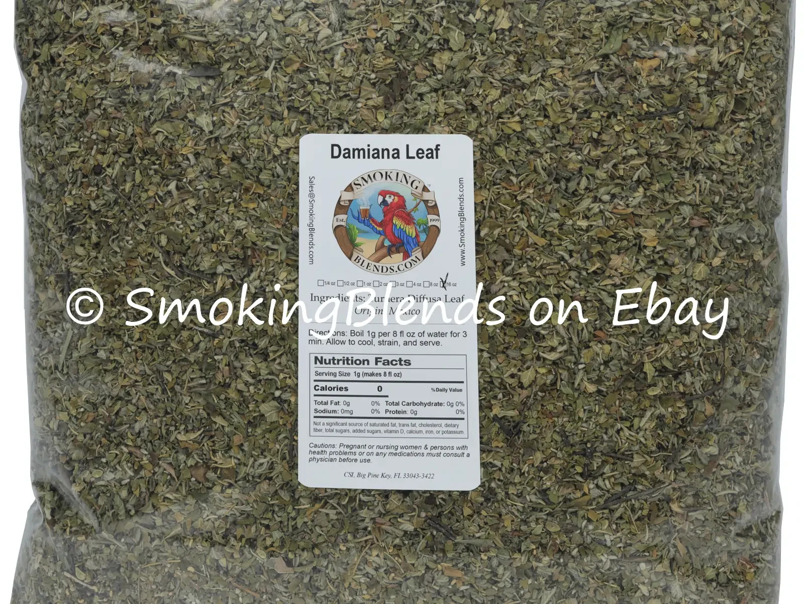 Damiana Leaf (Turnera Diffusa) Bulk | 4 oz, 8oz, 1 lb, 5 lb, 10 lb, 20 lb, 40 lb