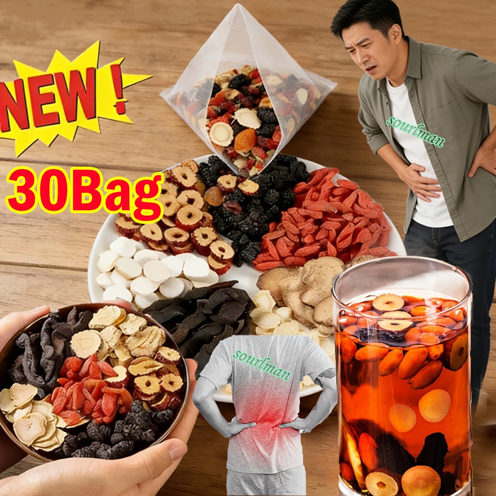30pcs Ginseng six treasure tea , Kidney tea ,liver tea , red date kidney health