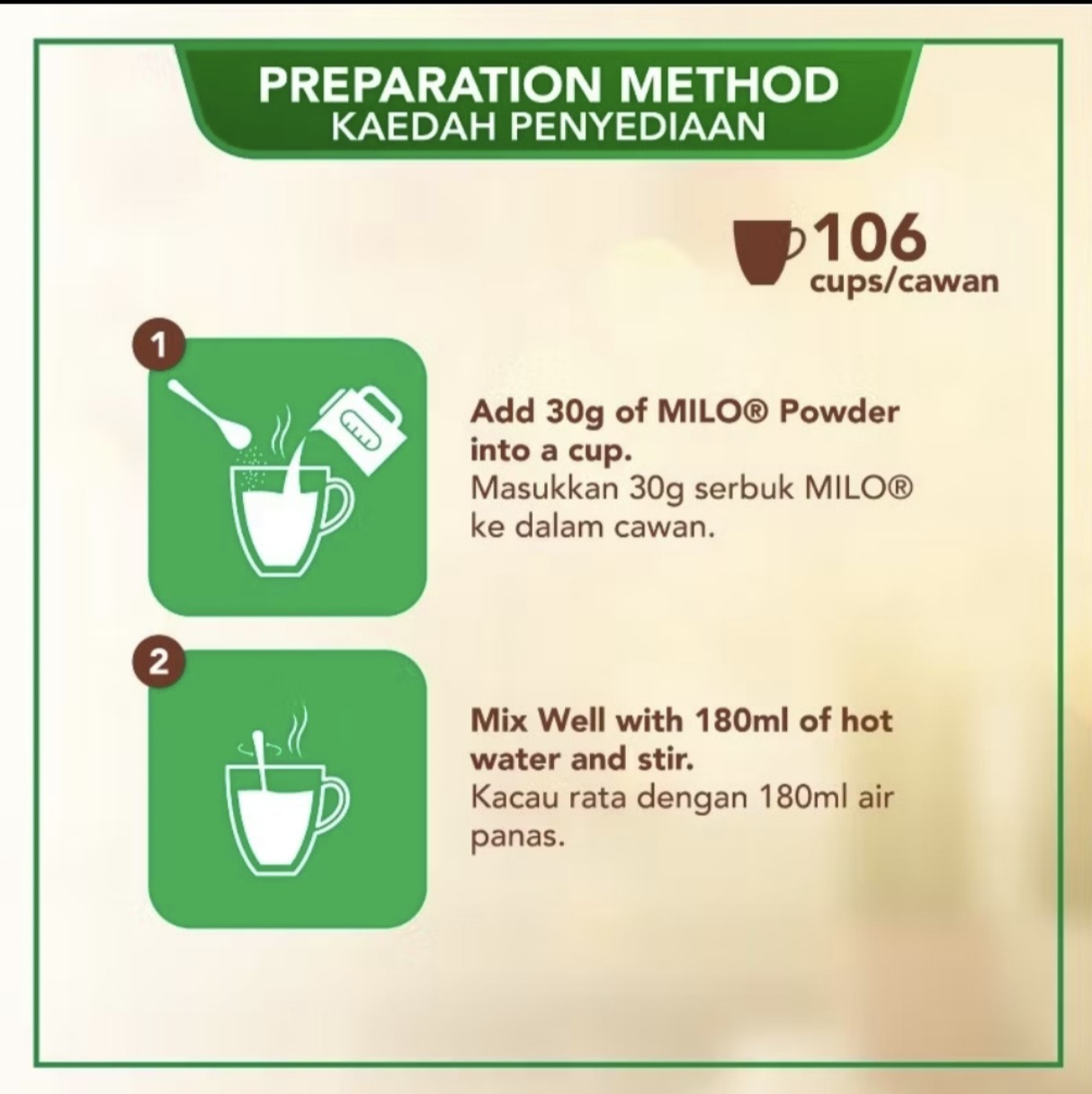 MILO MALAYSIA 3.2kg OPERATOR PACK