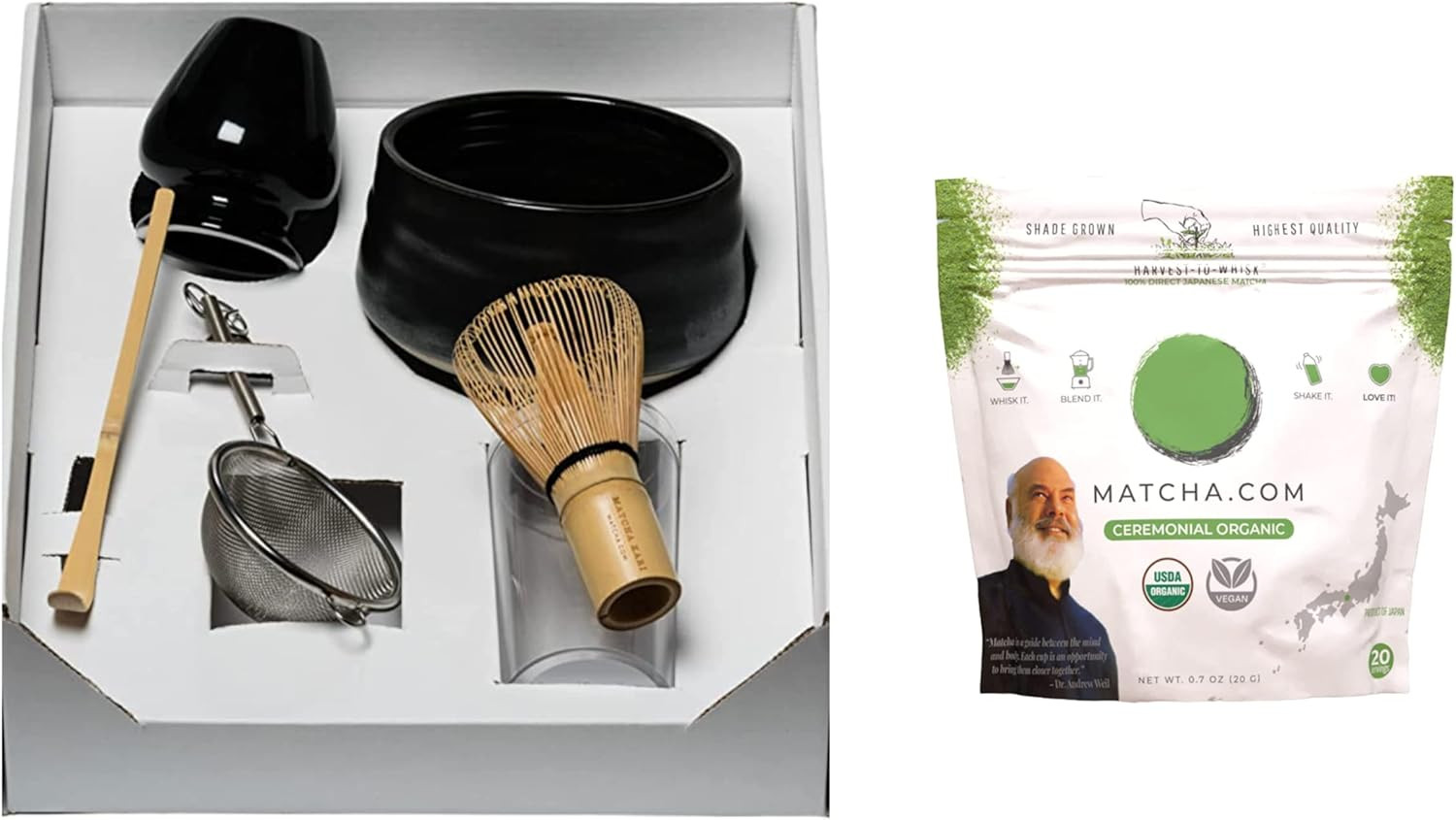 Lite Kit: 20G Organic Matcha, Bowl, Whisk & Accessories Bundle