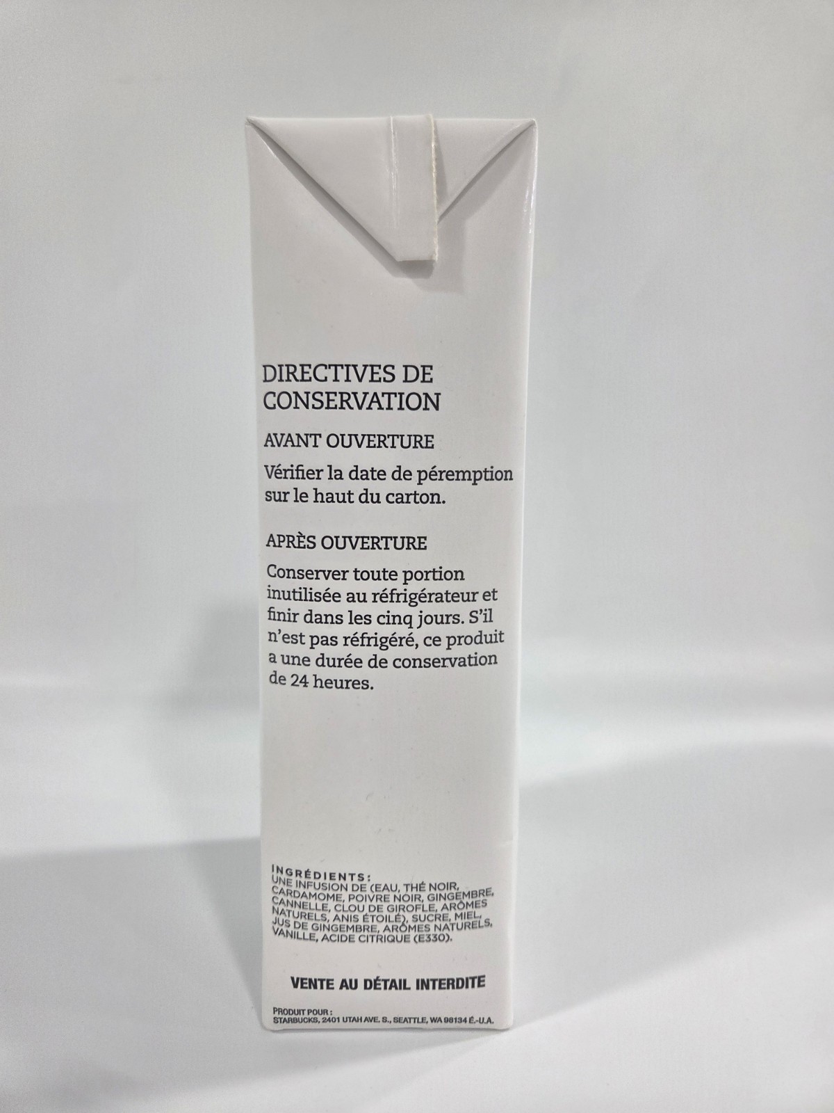 Classic Chai Tea Concentrate – Best Before August 06, 2026
