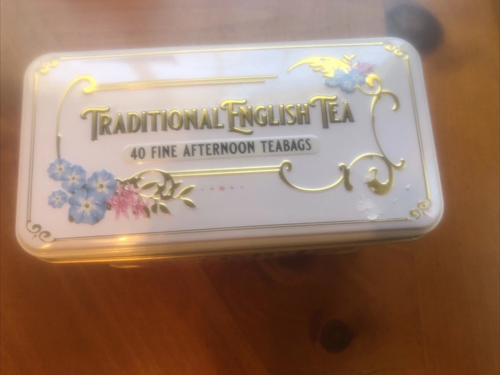 Traditional English Tea Fine Afternoon 40 Bags Presentation Tin New English Teas