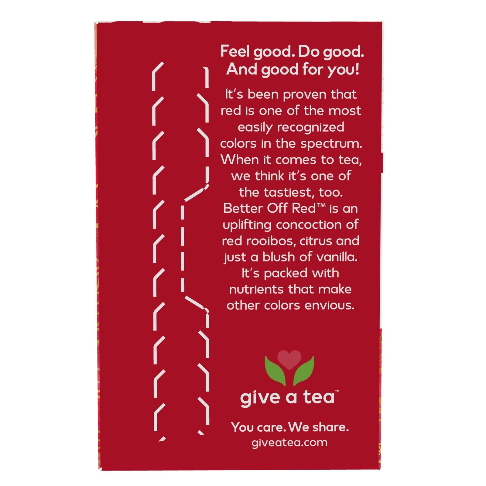Now Foods Give A Tea Better Off Red Organic Rooibos Citrus Vanilla 24 Bags