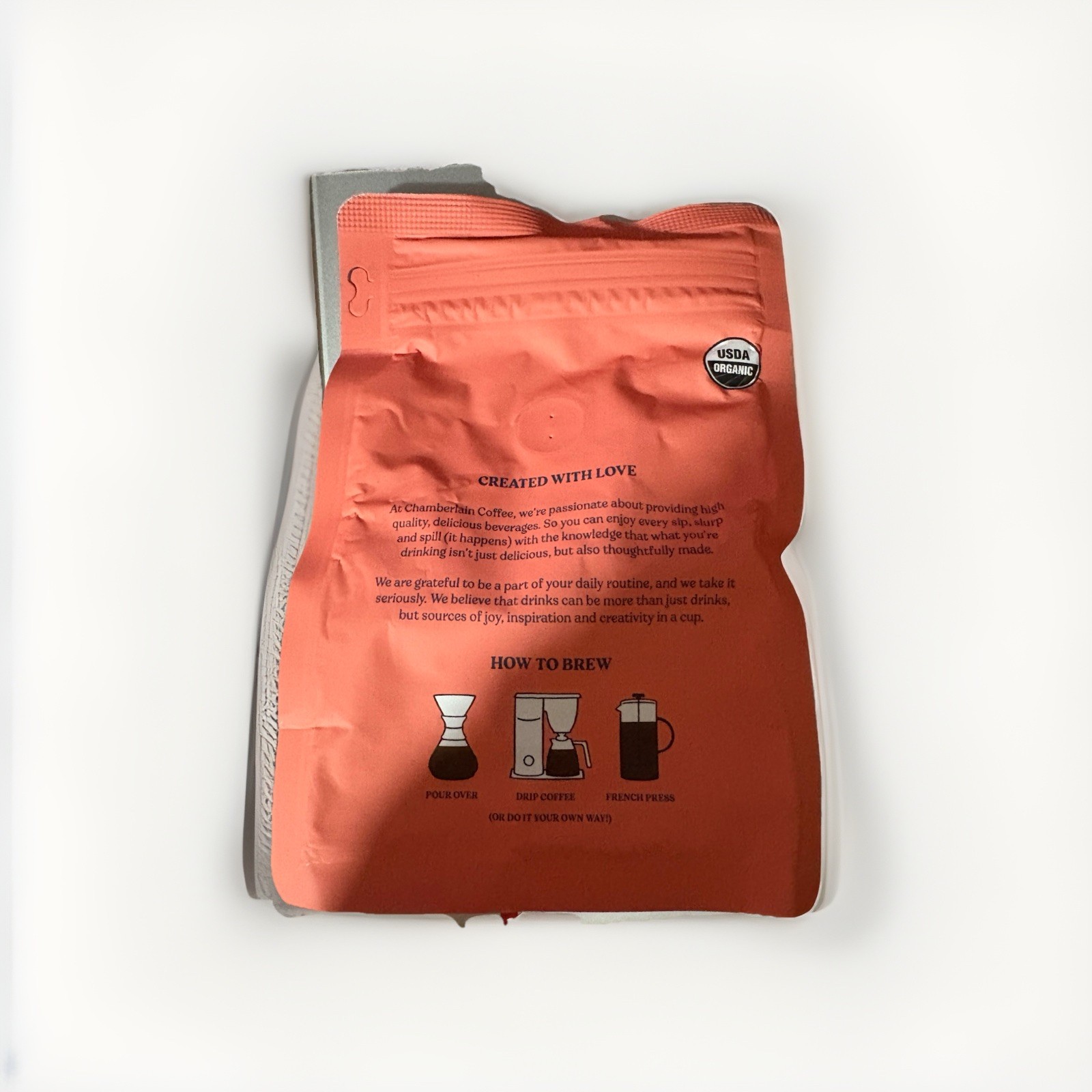 4Pack-Chamberlain CoffeeSocial Dog Medium Roast Ground Coffee 10ozPouch ORGANIC