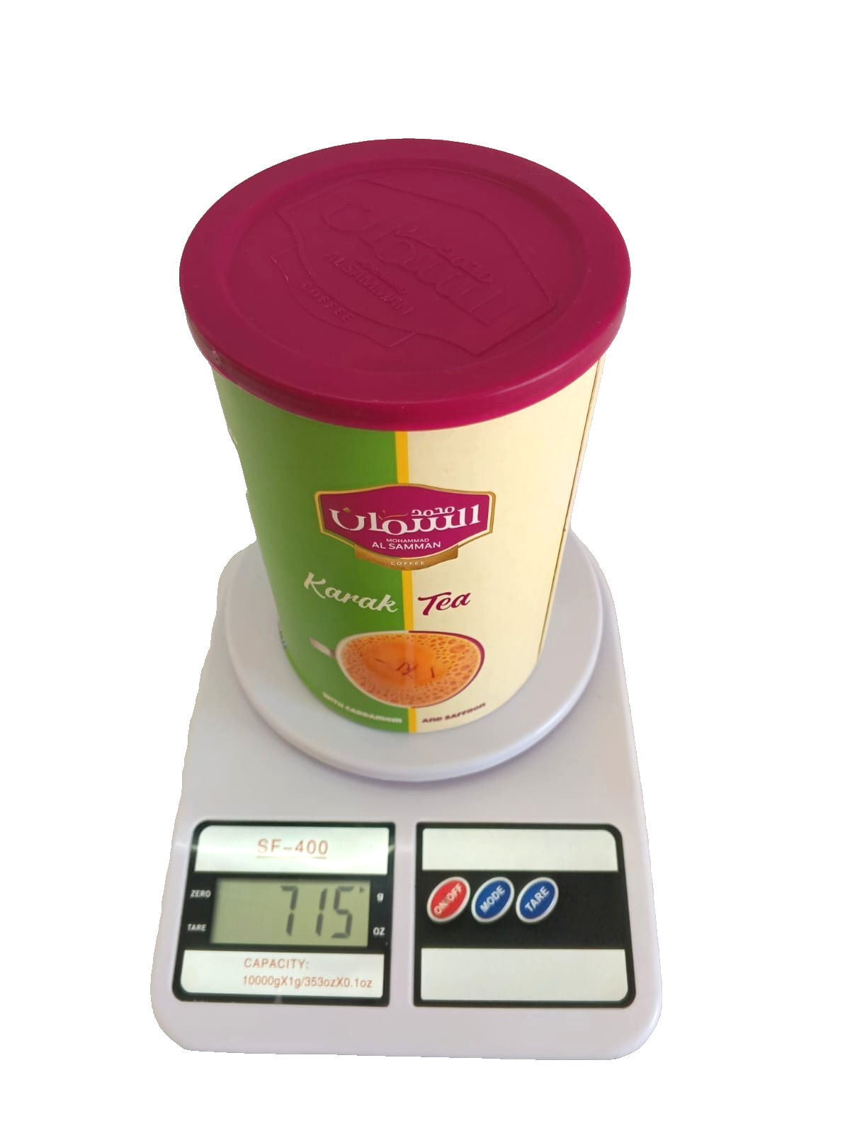 AL Samman Karak Tea with Cardamom and Saffron Sugar Add 640gm/22.57oz (32 Cups)
