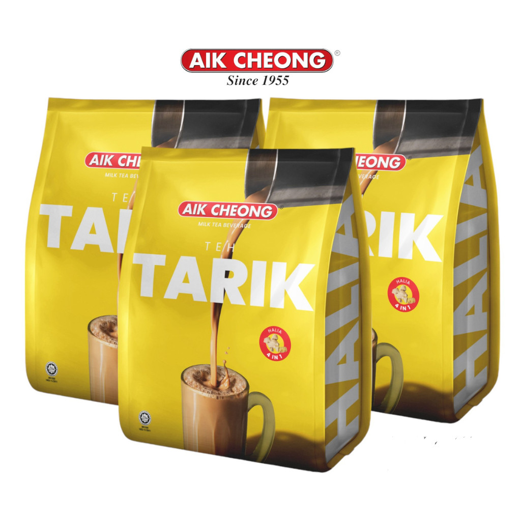 AIK CHEONG Teh Tarik – Halia (38g x 12 sachets)