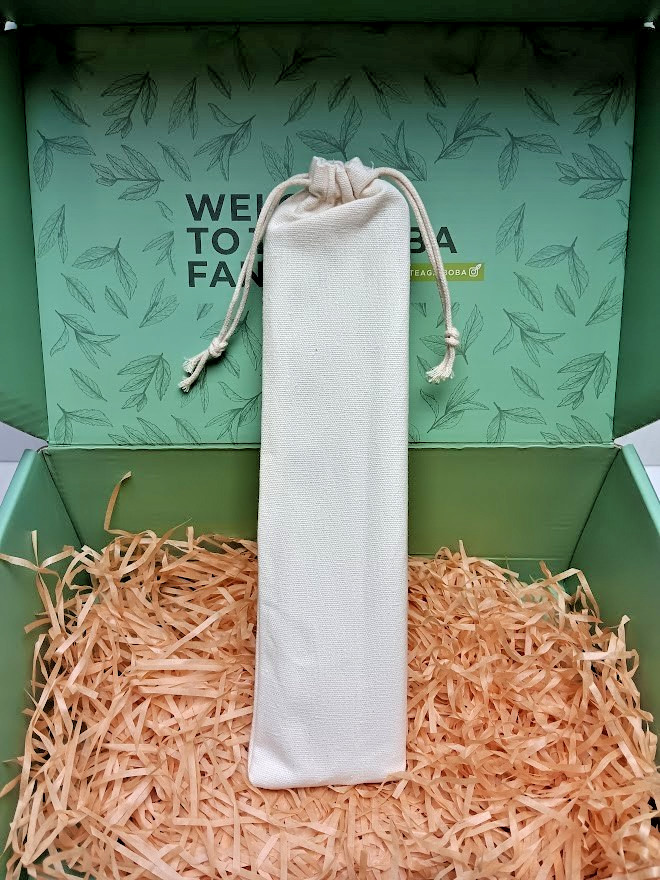 TeaGal Bubble Tea Kit w/ 4 Reusable Straws Earl Grey Black Jasmine Green