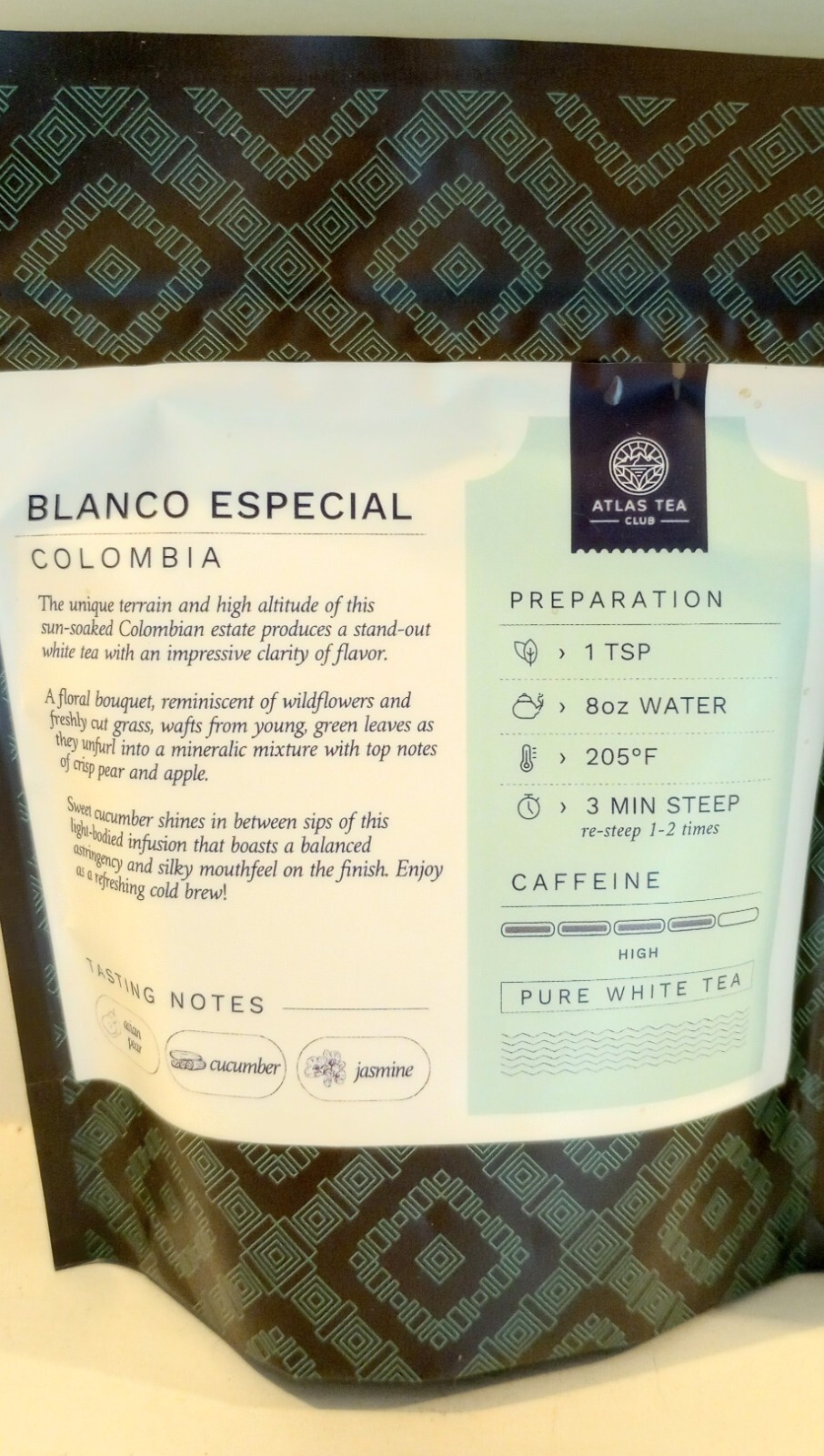Atlas Tea Club 4 Bags of Assorted Loose Leaf Black and White Tea