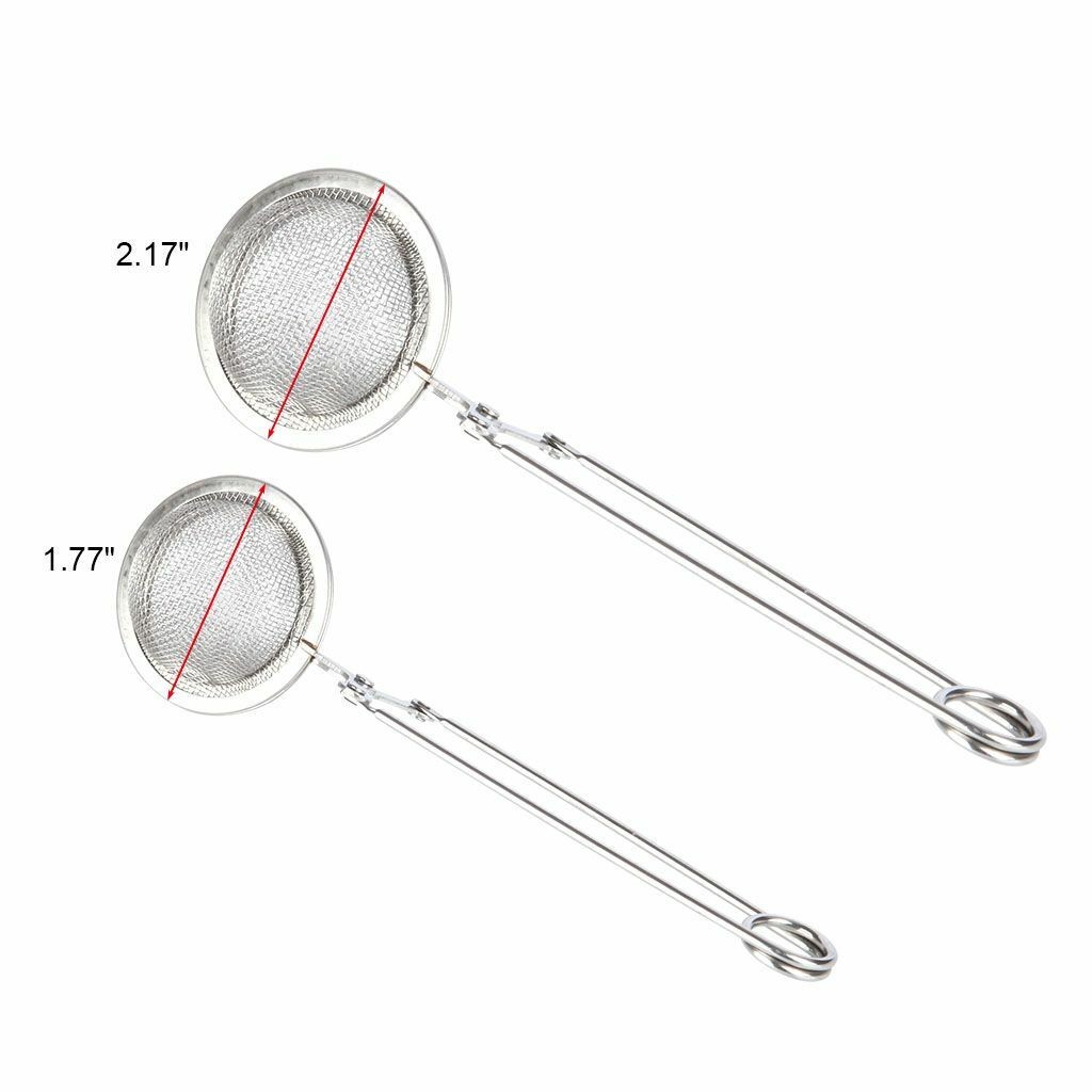 Tea Infuser Ball Mesh Loose Leaf Herb Strainer Stainless Steel Secure Locking