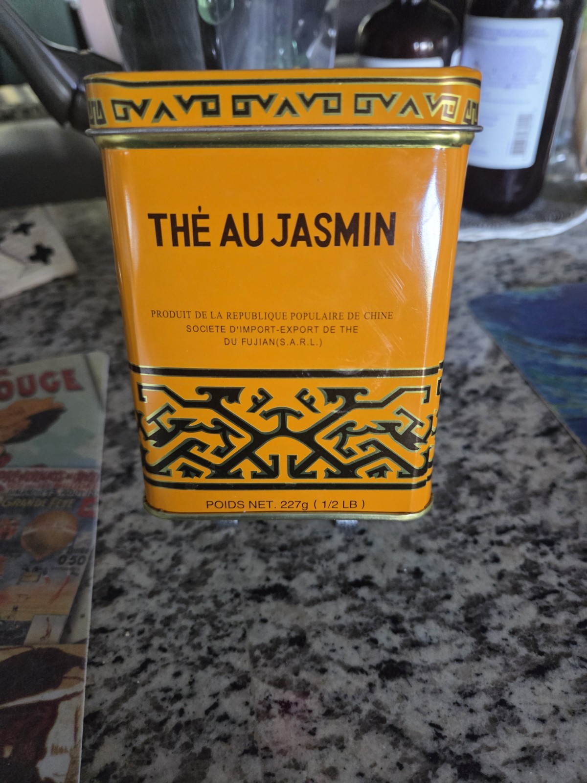 Sunflower Tea In Original Orange Tin