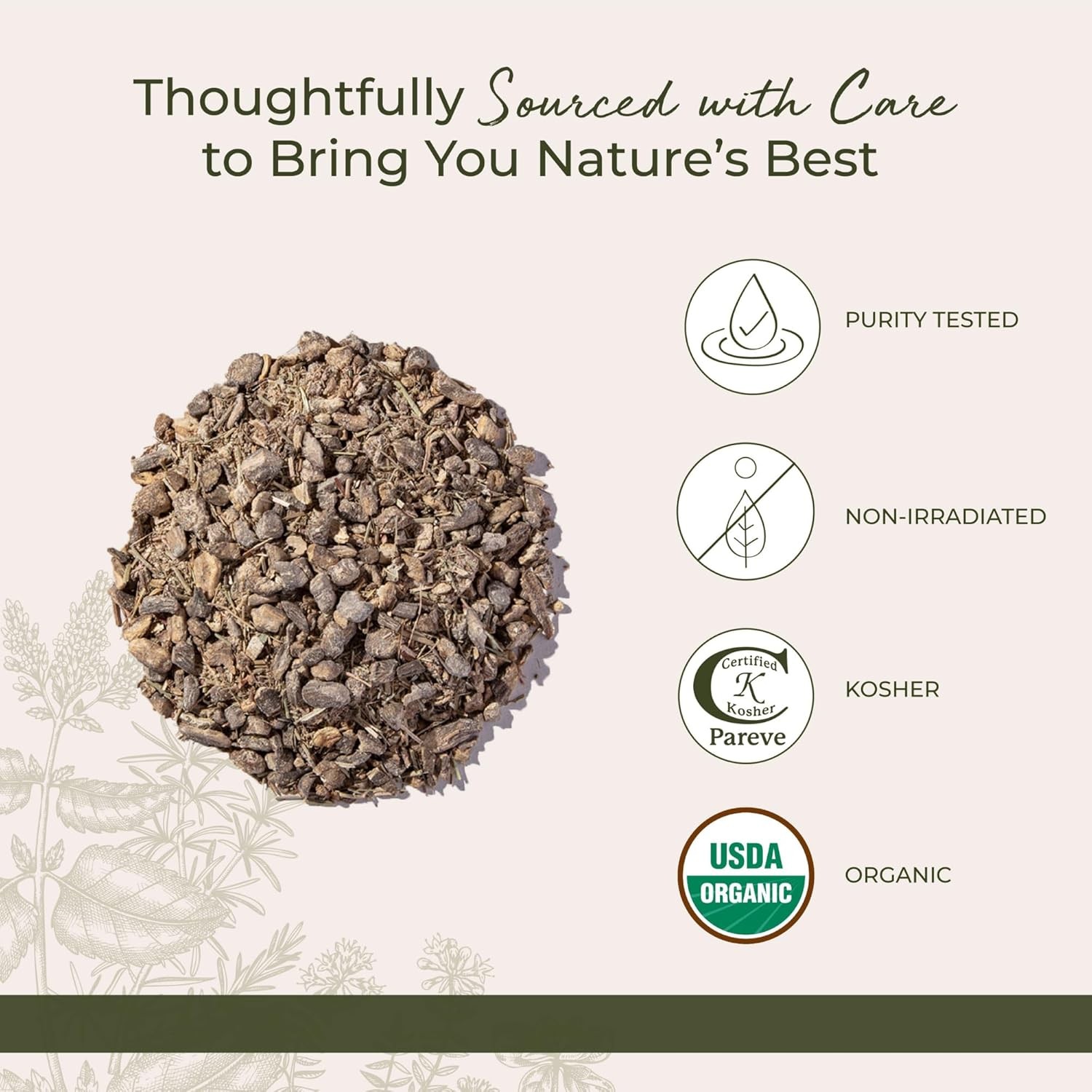 Starwest Botanicals Organic Essiac Tea Bulk 1 Pound Bag Herbal Loose Leaf