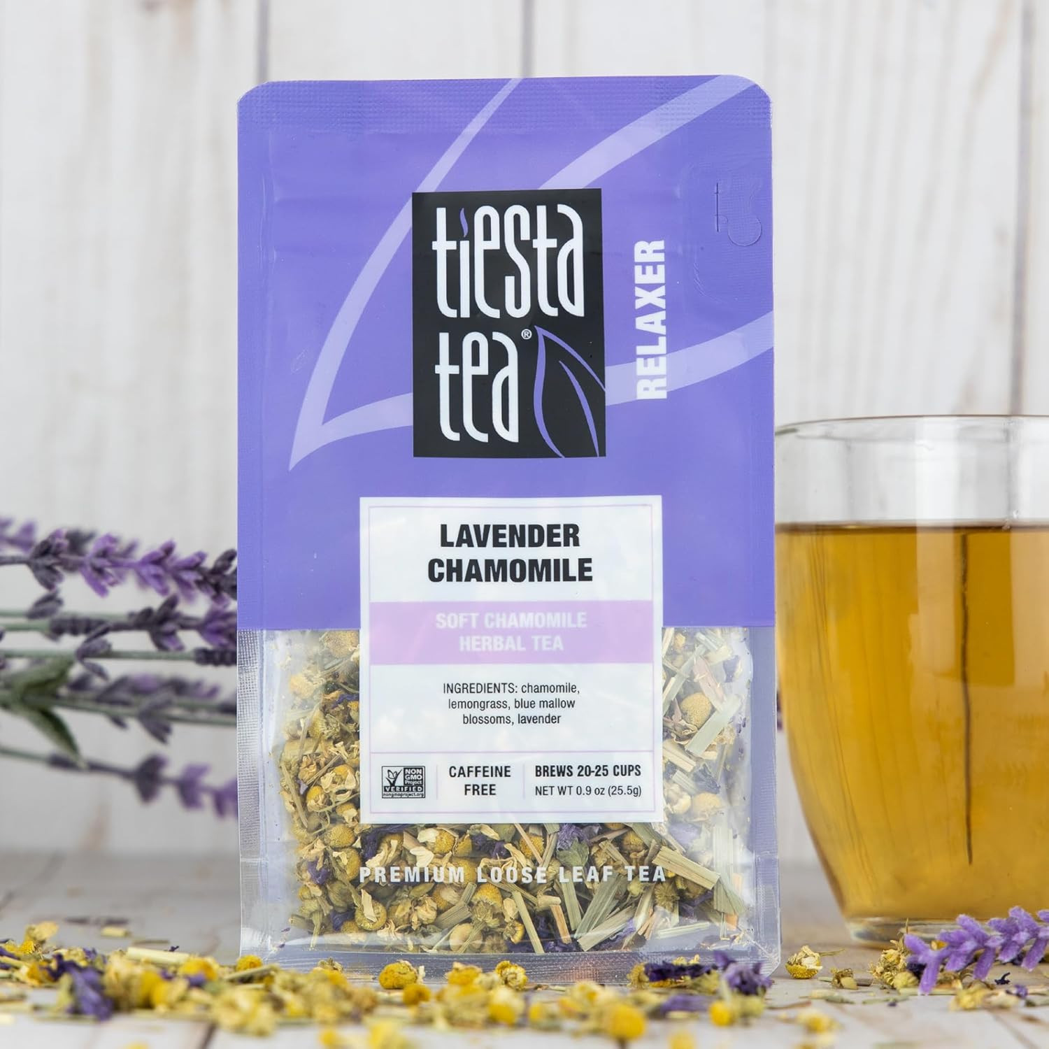 Tiesta Tea – Lavender Chamomile Herbal Tea, Calming Loose Leaf Blend with Chamom