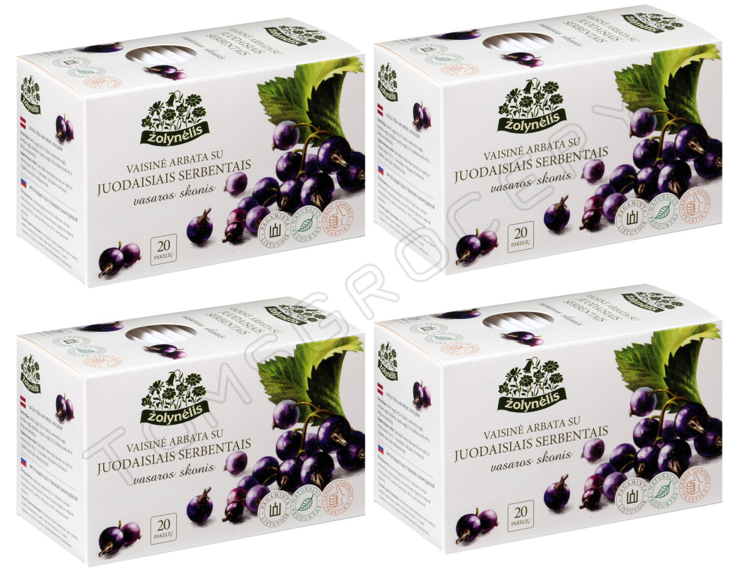 4 NATURAL ORGANIC BLACK CURRANT Flavor Herbal Infusion Tea Boxes Zolynelis