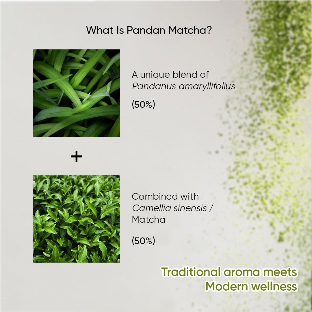 7oz Pandan Matcha Powder | Premium Japanese Green Tea Blend with Asian Vanill…