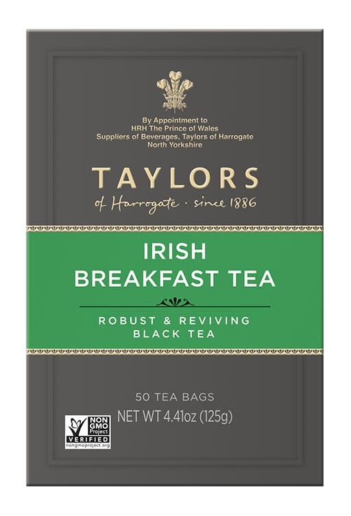 Taylors Of Harrogate Irish Breakfast Tea Bags 300 Count Strong Black Tea