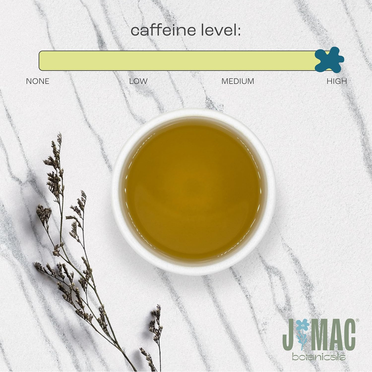 J Mac Botanicals Organic Yerba Mate Loose Leaf Tea, Unsmoked Natural Energy Herb