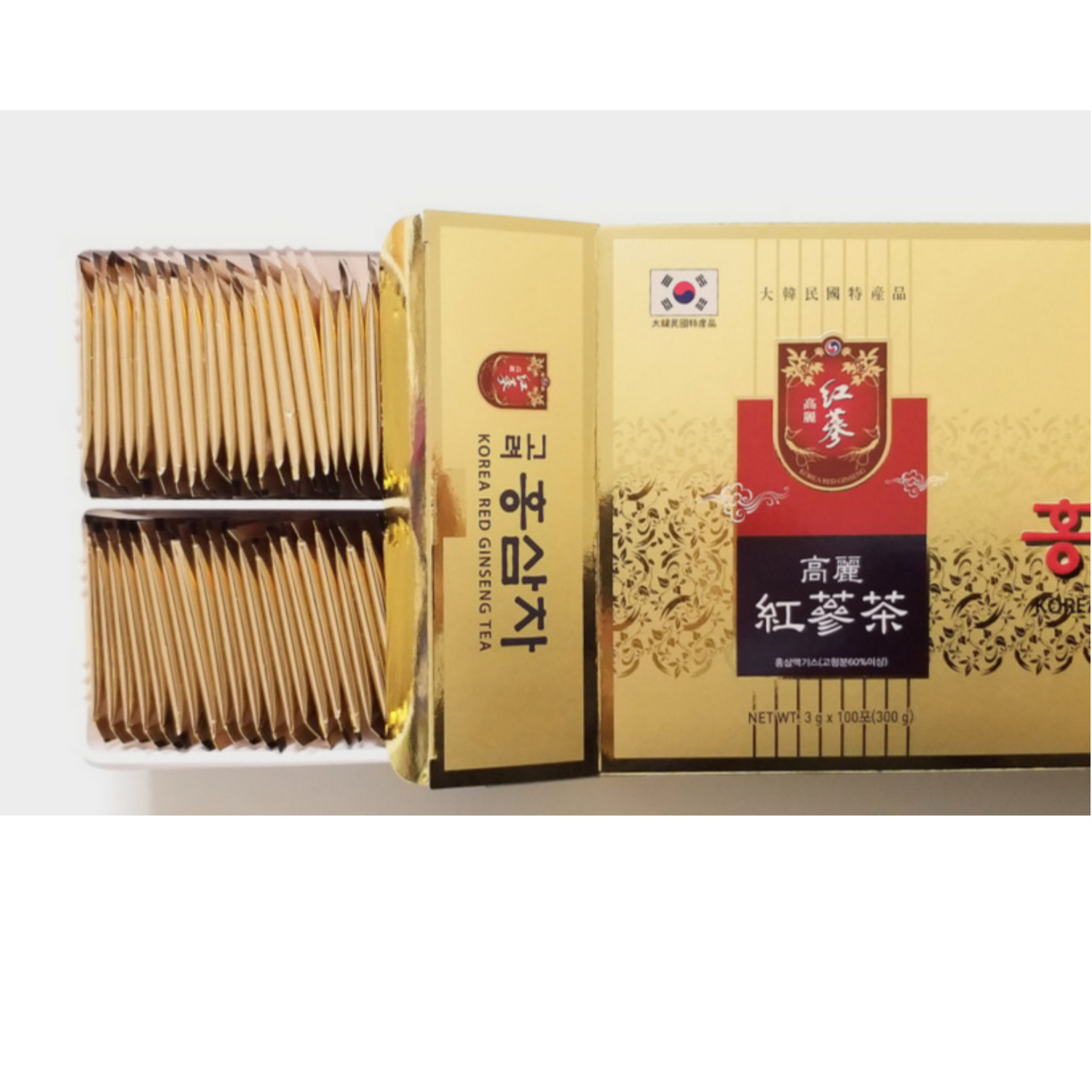 Korean Red Ginseng Tea/ Fatigue Recovery+ Increased Immunity / 3g*100 Tea bags